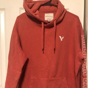 American Eagle salmon color sweatshirt, men’s medium